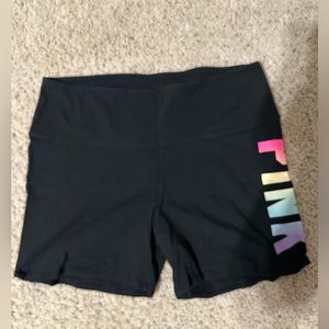 PINK biker shorts
